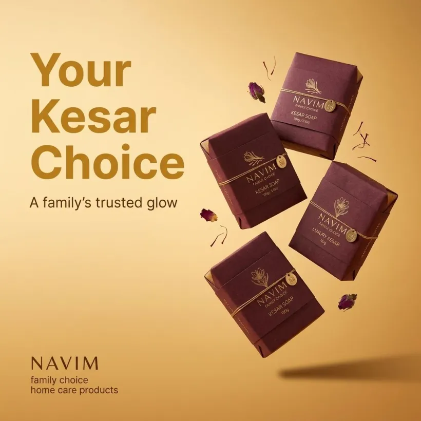 NAVIM Kesar soap, Your Kesar Choice campaign